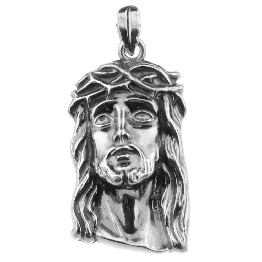 I G J 925 Sterling Silver The Holy Face of Christ Medal, Sterling I G J 925 Sterling Silver The Holy Face of Christ Medal, Sterling