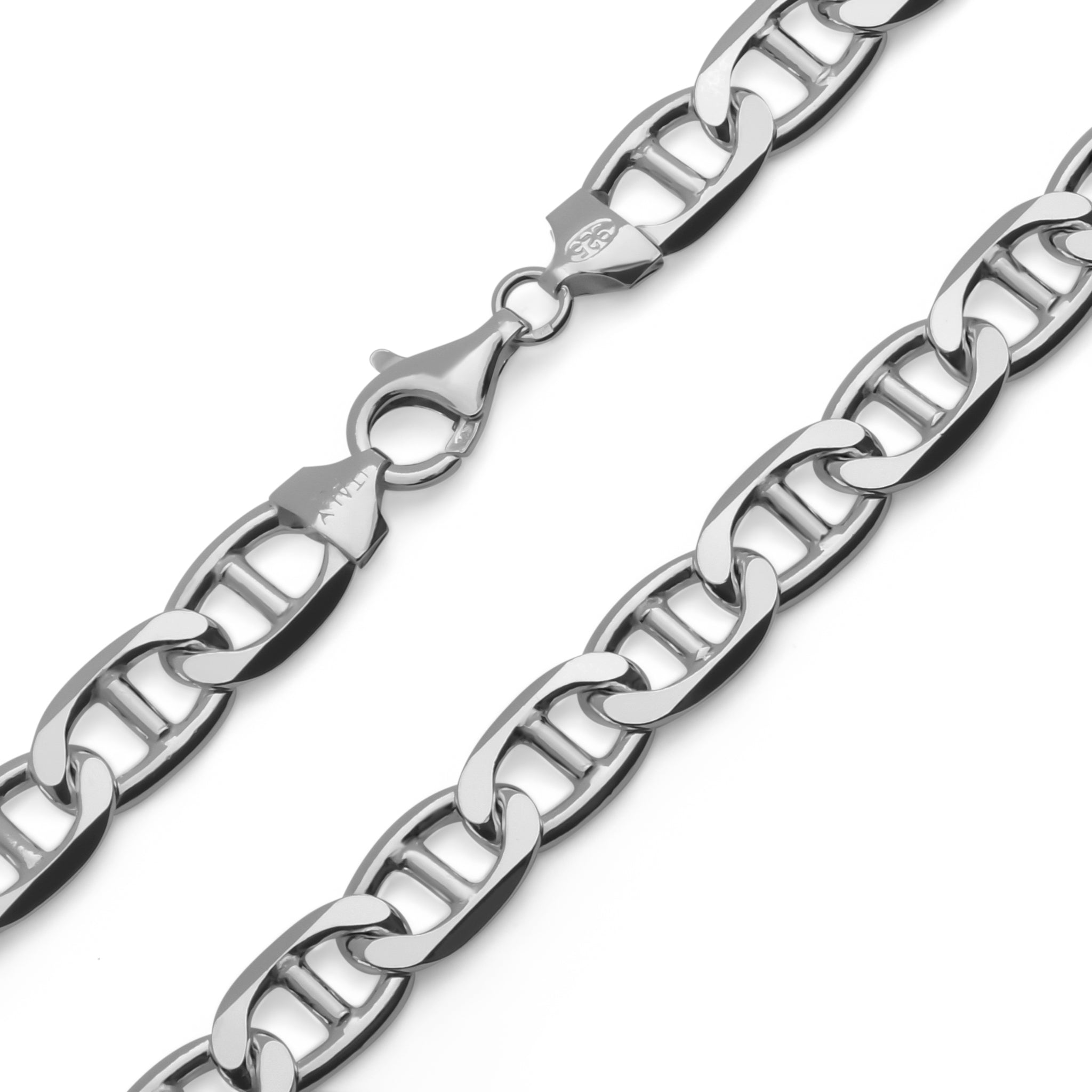 Dankadi Massieve Cubaanse armband, 10 mm, 925 zilver, voor heren, klassieke Cubaanse ketting, glad en geribbeld, 7-25 inch, verjaardagscadeau voor volwassenen, vader, 7 inch, Sterling zilver Dankadi Massieve Cubaanse armband, 10 mm, 925 zilver, voor heren, klassieke Cubaanse ketting, glad en geribbeld, 7-25 inch, verjaardagscadeau voor volwassenen, vader, 7 inch, Sterling zilver