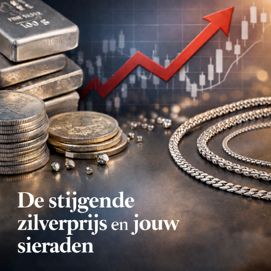De zilverprijs stijgt: wat betekent dat voor zilveren sieraden?