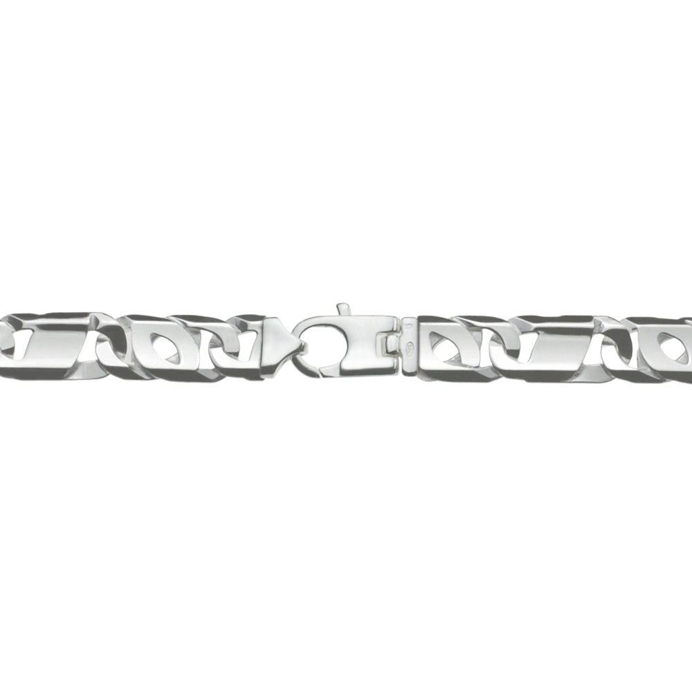 Deze zilveren armband is geregistreerd onder EAN 8718834443673 (21 cm) en 8718834443680 (22 cm) als TFT Armband Zilver Arendsoog 8,5 mm.