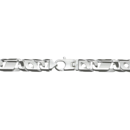 Deze zilveren armband is geregistreerd onder EAN 8718834443673 (21 cm) en 8718834443680 (22 cm) als TFT Armband Zilver Arendsoog 8,5 mm.
