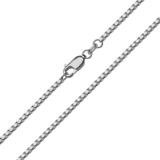 Zilveren ketting Venetiaans 45 cm 1,2 mm dik - Spiritual Garden Zilveren ketting Venetiaans 45 cm 1,2 mm dik - Spiritual Garden