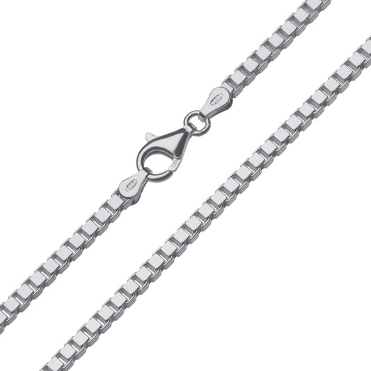 Een Venetiaanse ketting, gemaakt van massief 925 zilver. Een topkwaliteit ketting, gemaakt in Italië. Achteraf of gespreid betalen is mogelijk.